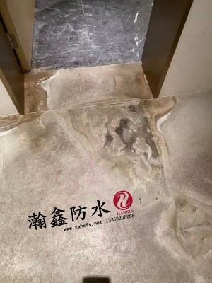 沣东办公楼女儿墙漏水，卷材缝里长满芦根草，根把防水扎穿了(图2)